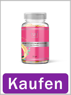 Vitaminkapseln TUFI profi PREMIUM für Glanz und Geschmeidigkeit des Haares